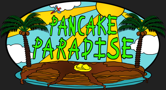 Logo of the Animated Cartoon Series Pancake Paradise